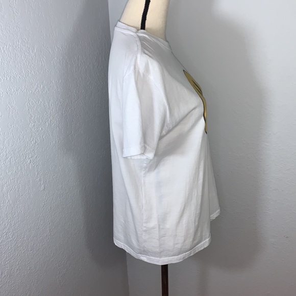 DREW Justin Bieber Same Style Smiley Face Graphic Short Sleeve Shirt Sz Medium - Picture 4 of 9